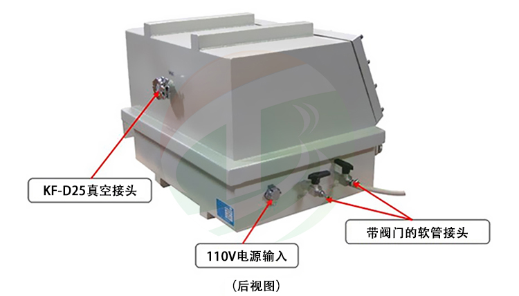 真空手套箱后视图